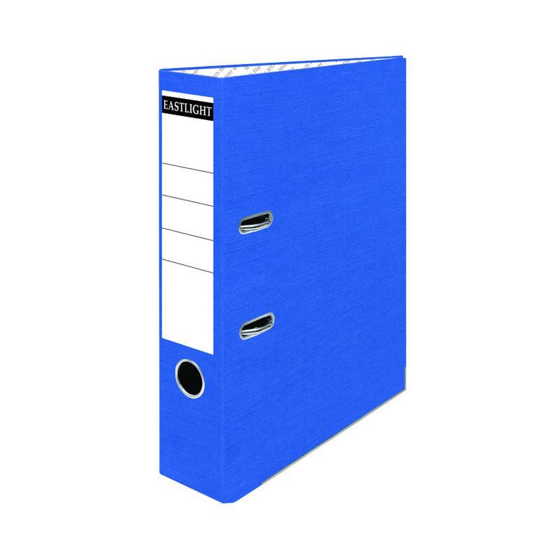 PLASTOREG Blue A4 Lever Arch Clip File, Ring Binder