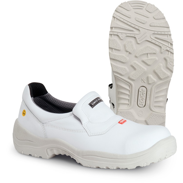 Jalas 3520 Unisex White Aluminium Toe Capped Safety Shoes, UK 6, EU 39