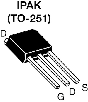 Vishay E Type N-Channel MOSFET, 2.9 A, 800 V Enhancement, 3-Pin IPAK SIHU2N80AE-GE3