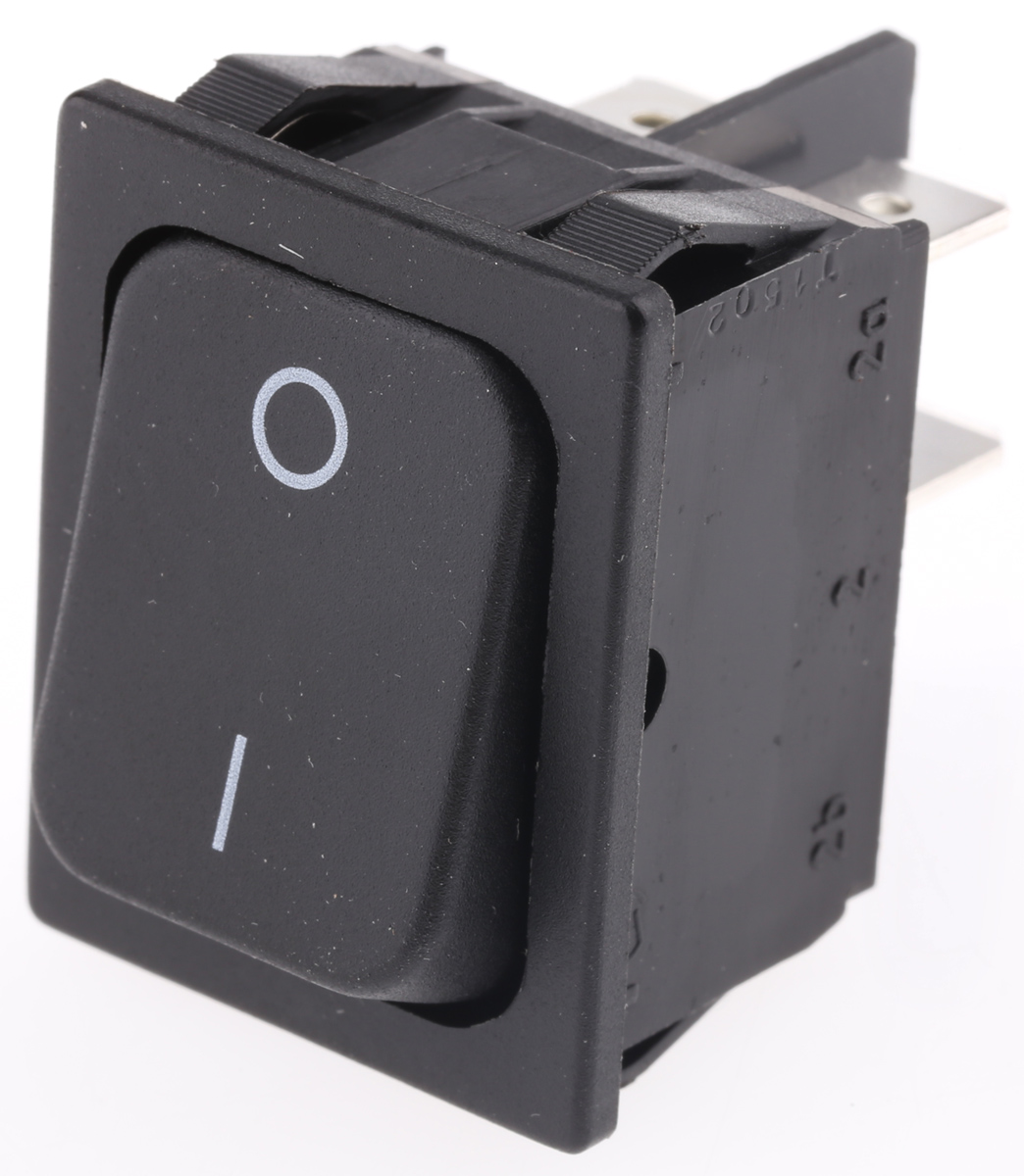 Marquardt DPST, On-Off Rocker Switch Panel Mount