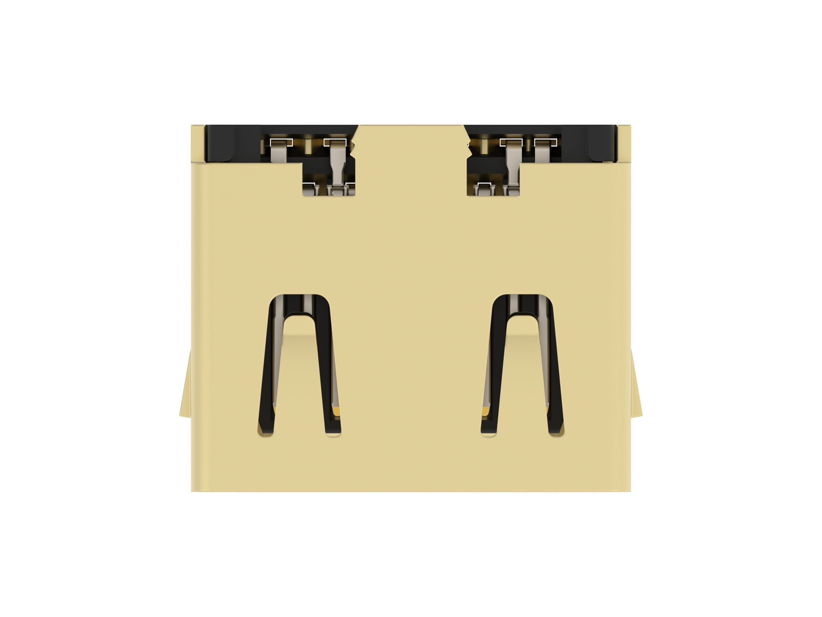 TE Connectivity 1.6 mm 19 Way Right Angle HDMI Connector