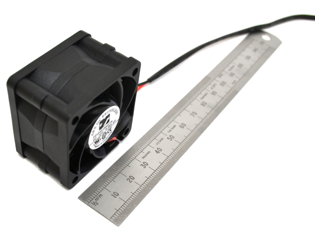 ARX CeraDyna Series Axial Fan, 12 V dc, DC Operation, 28.30m³/h, 3.72W, 40 x 40 x 28mm