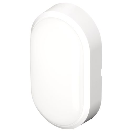 4lite UK Oval LED Bulkhead Light, 12 W, 220 → 240 V, , Lamp Supplied, IP54, Pylus