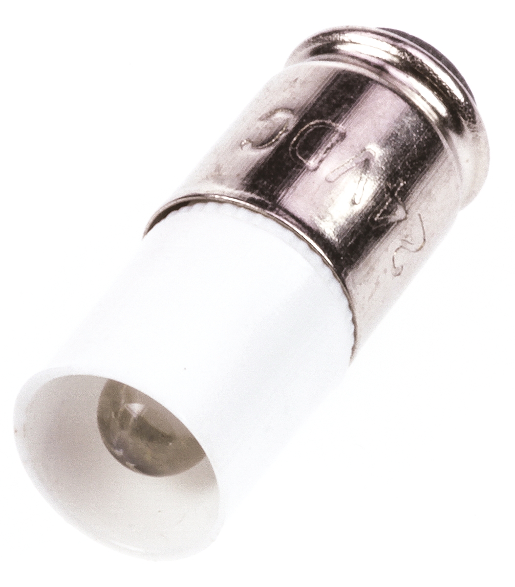 JKL Components White LED Indicator Lamp, 24V dc, Midget Groove Base, 6.2mm Diameter