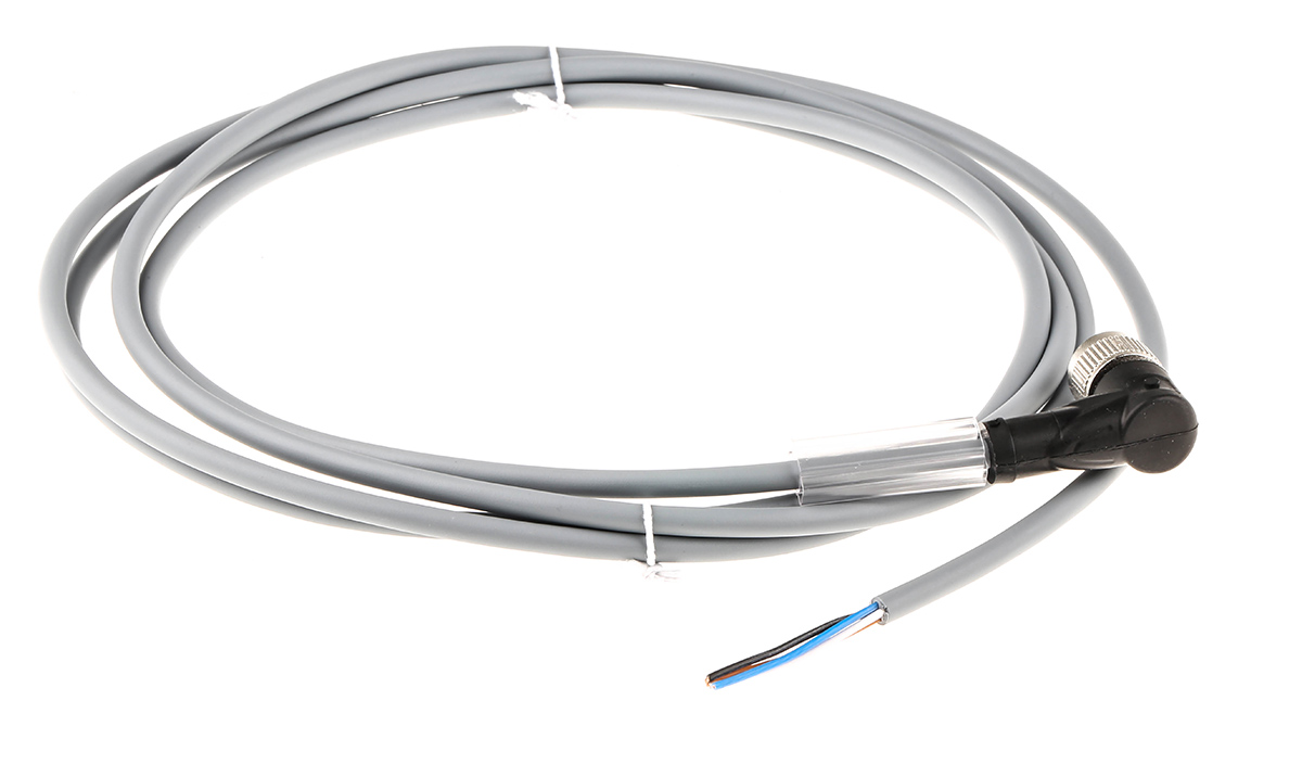 Pepperl + Fuchs Female 4 way M12 to Free End Sensor Actuator Cable, 2 m