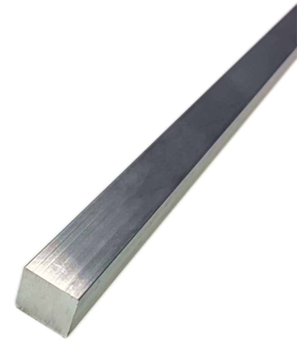RS PRO Aluminium Square Bar, 3/4in W, 3/4in H, 24in L