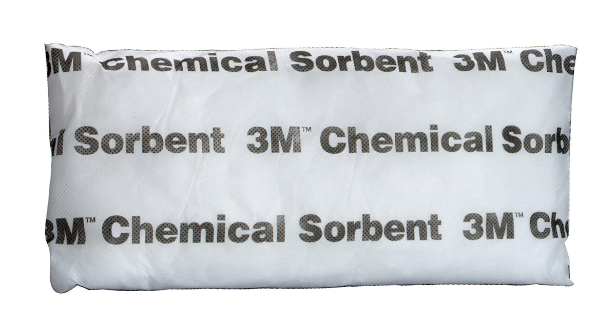 3M Spill Absorbent Pillow for Chemical Use, 32 L Capacity, 16 per Pack