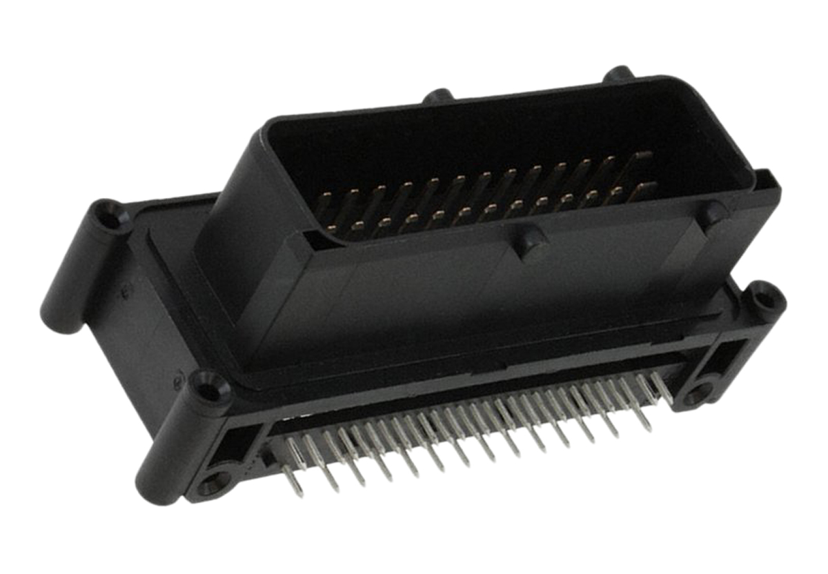 TE Connectivity, Timer Automotive Connector Plug Black Plug-In 42 Way, Solder Termination 1-967280-1