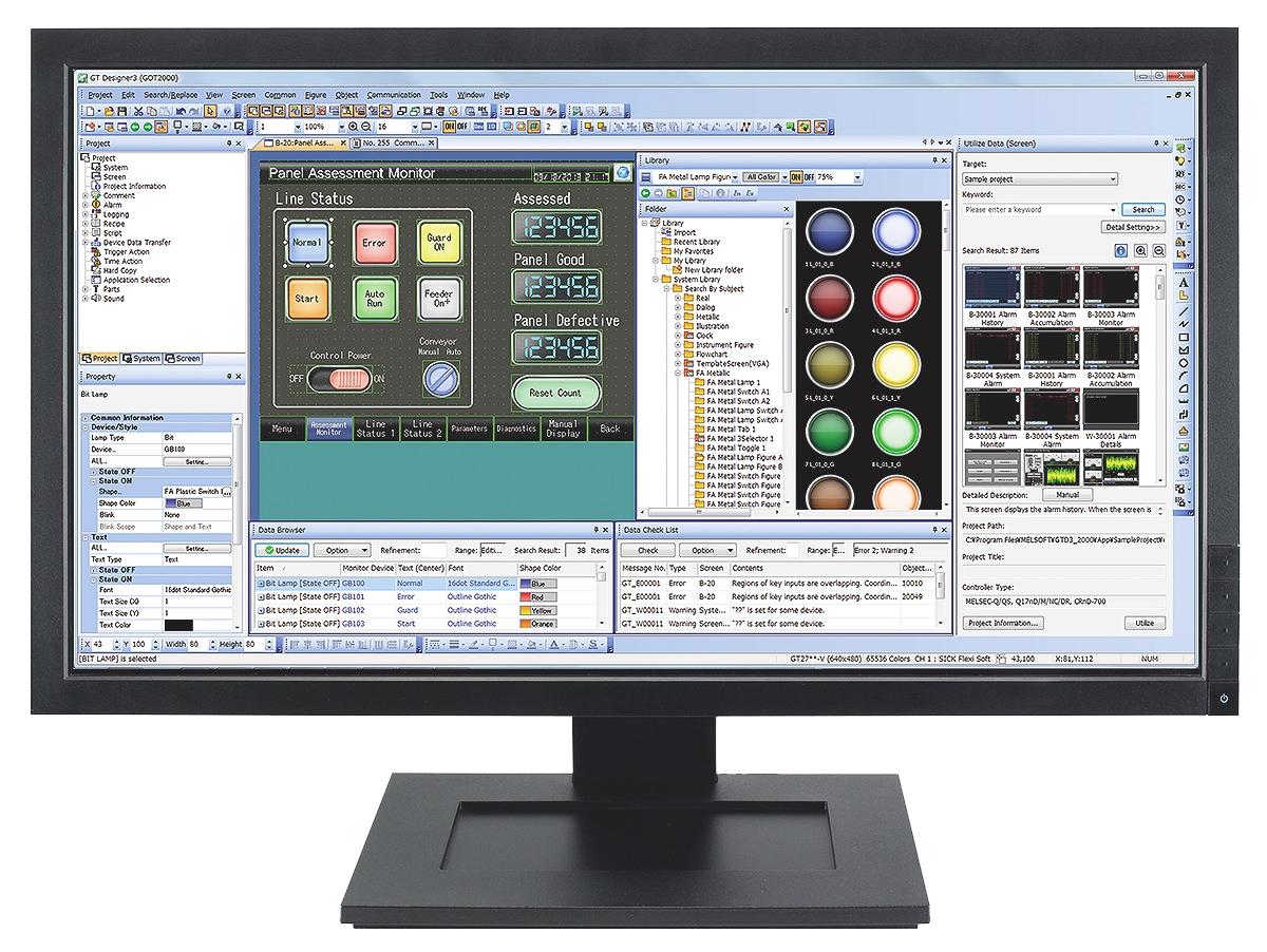 Mitsubishi PLC Programming Software for Use with GT Soft GOT 2000