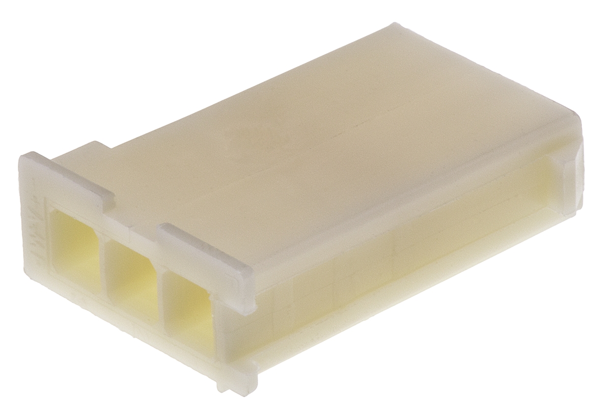 TE Connectivity, Mini-Universal MATE-N-LOK Female Connector Housing, 4.14mm Pitch, 3 Way, 1 Row