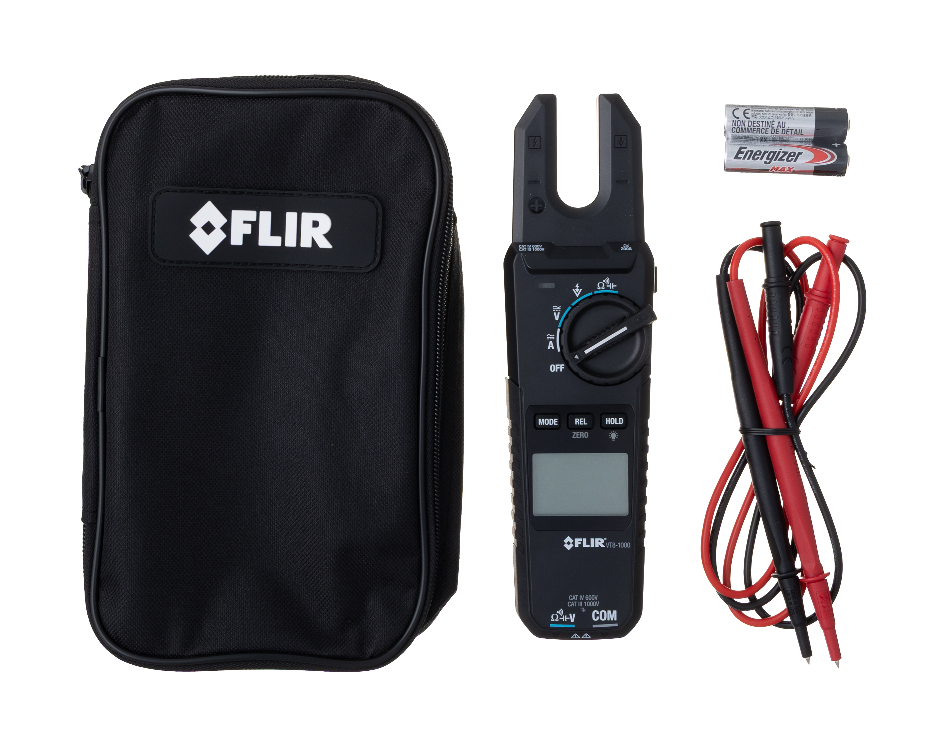 FLIR VT8 Clamp Meter, 200A dc, Max Current 200A ac CAT III 1000V