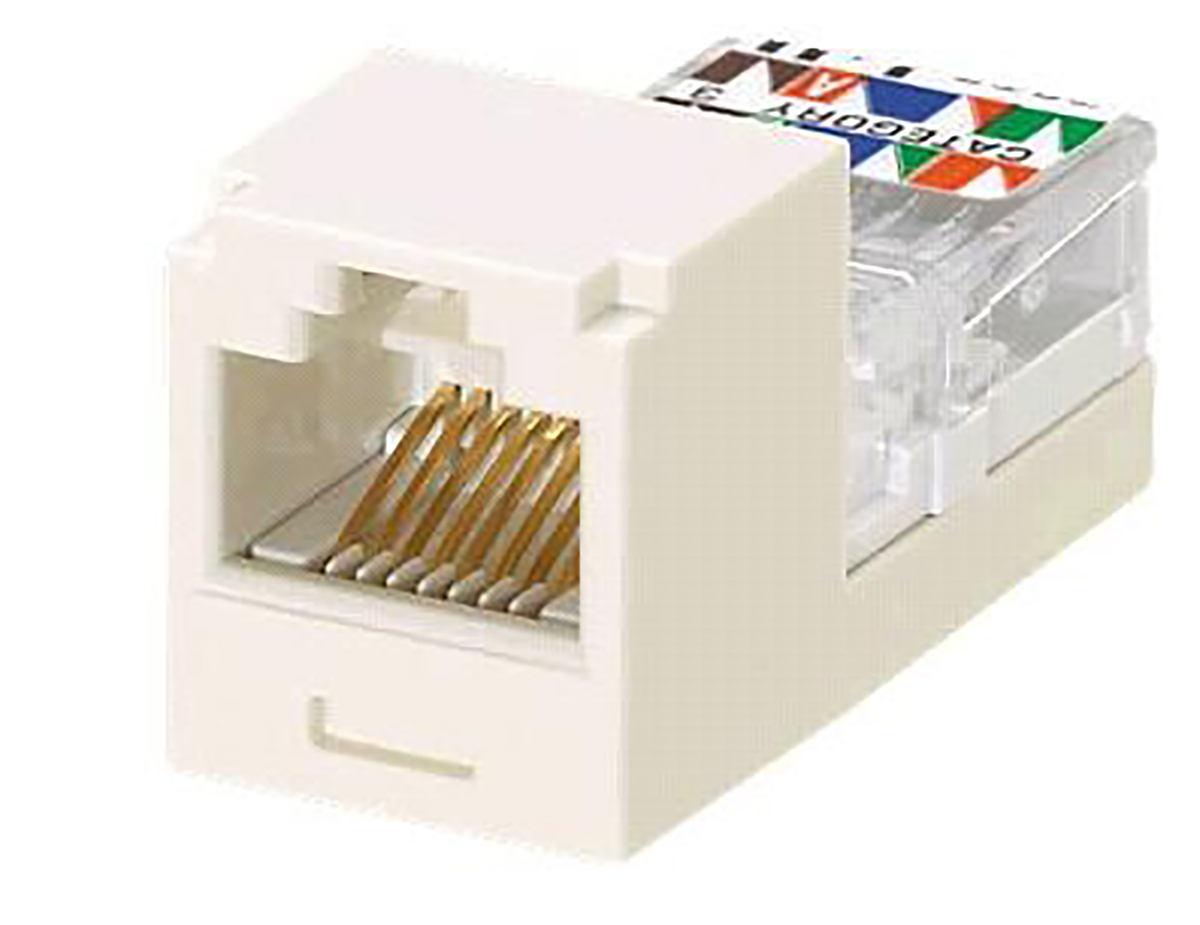Panduit CJ Series Female RJ45 Connector, Cable Mount, Cat5e