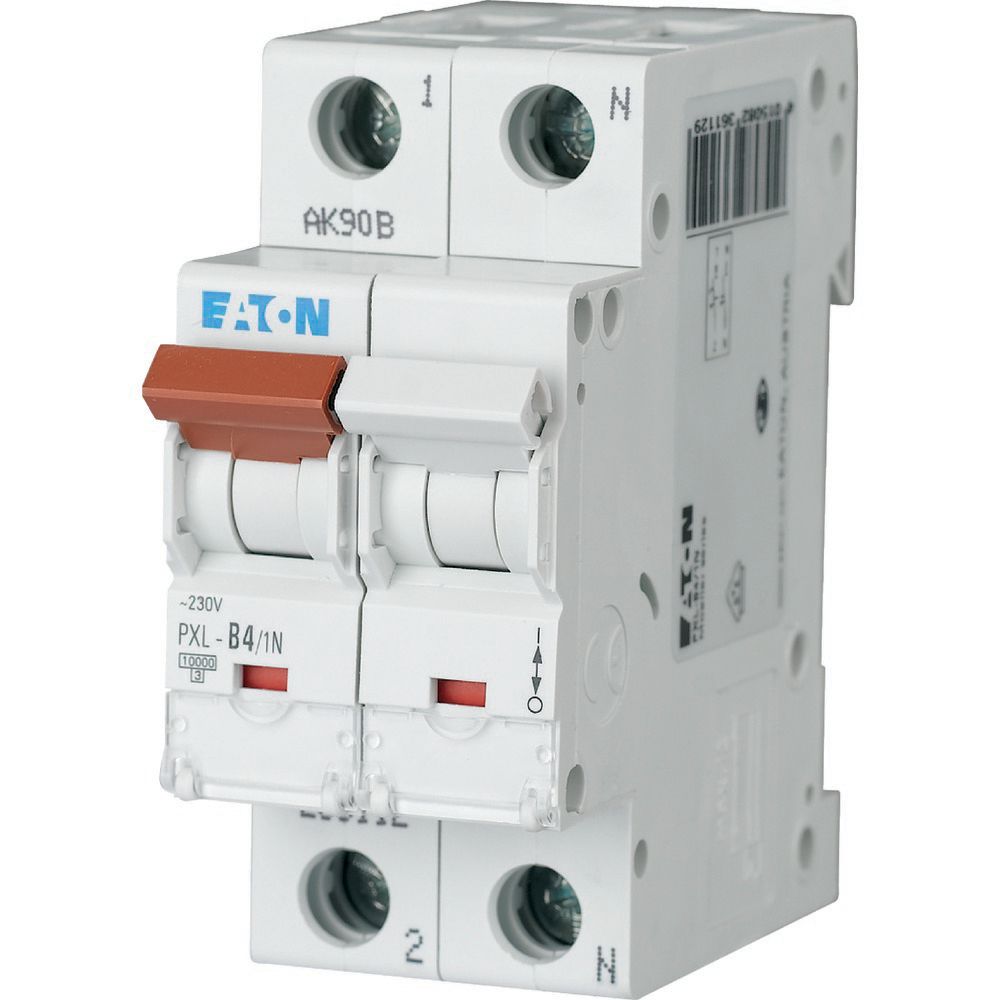 Eaton xPole - PXL PXL MCB, 1P, 4A Curve C, 230V AC, 10 kA Breaking Capacity