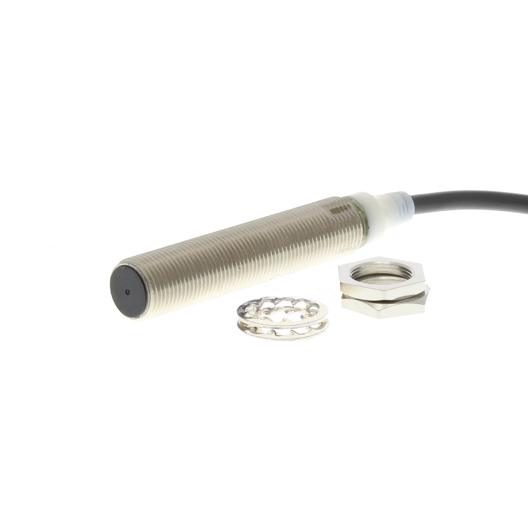 Omron Inductive Threaded Barrel Proximity Sensor, M12, 5 mm Detection, PNP NO, 12 → 24 V dc