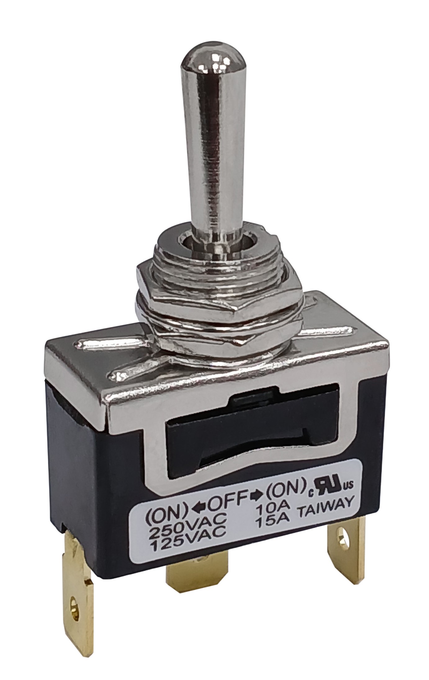 RS PRO Toggle Switch, Panel Mount, Momentary-Off-Momentary, SPDT, Solder Lug Terminal, 125, 250V ac