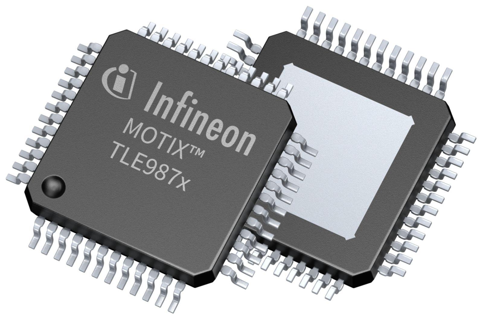 Infineon TLE9879QTW40XUMA1, 32 bit ARM Cortex M3, TLE9879 Microcontroller, 40 MHz, 128kB FLASH, 48-Pin TQFP