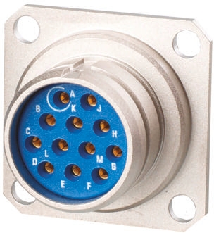Amphenol Air LB Circular Connector, 12 Contacts, Panel, Standard Connector, Socket, Female, IP66, IP67, ECTA 133 Series
