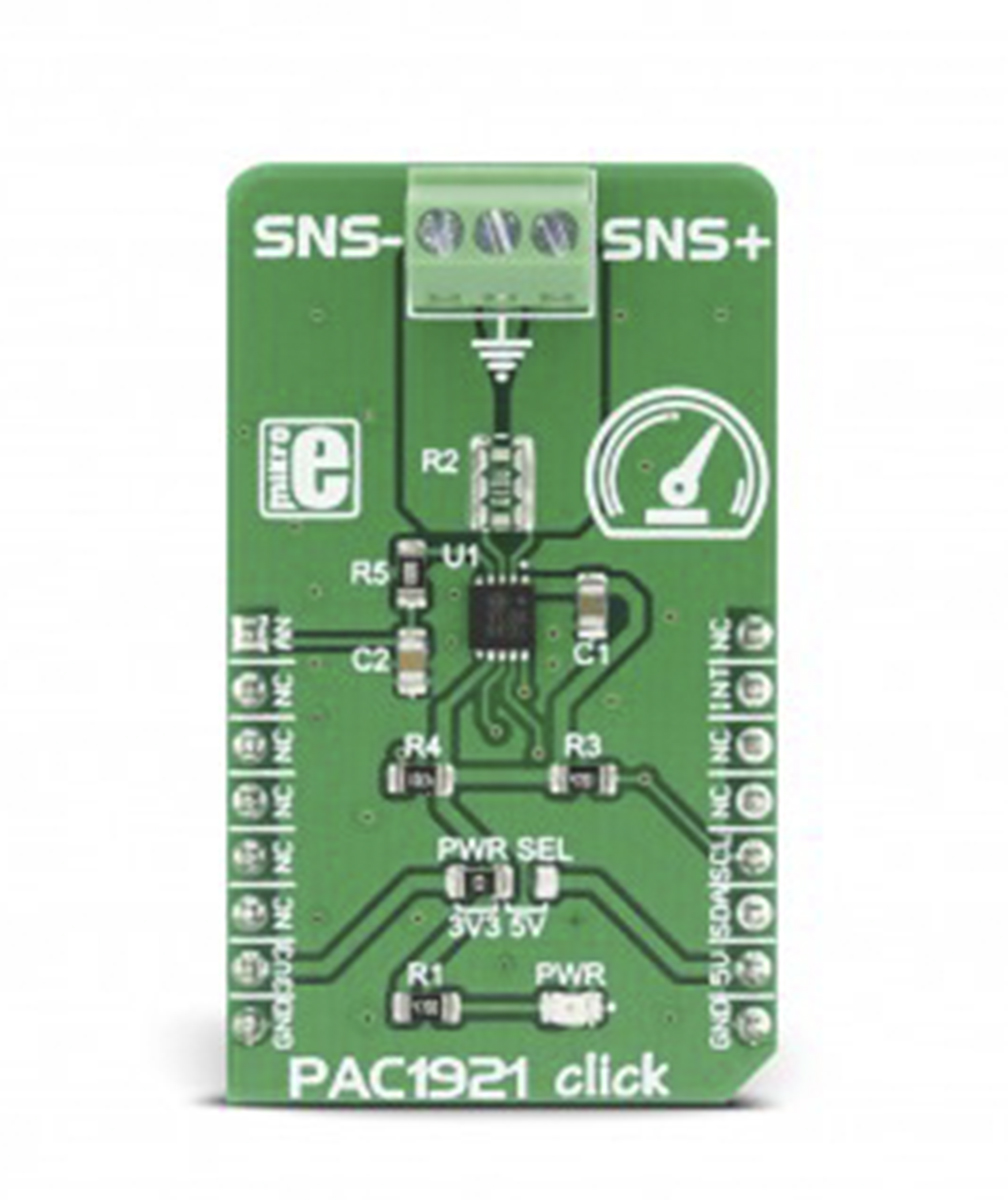 MikroElektronika PAC1921 Click for PAC1921 for High-Side Power/Current Monitor
