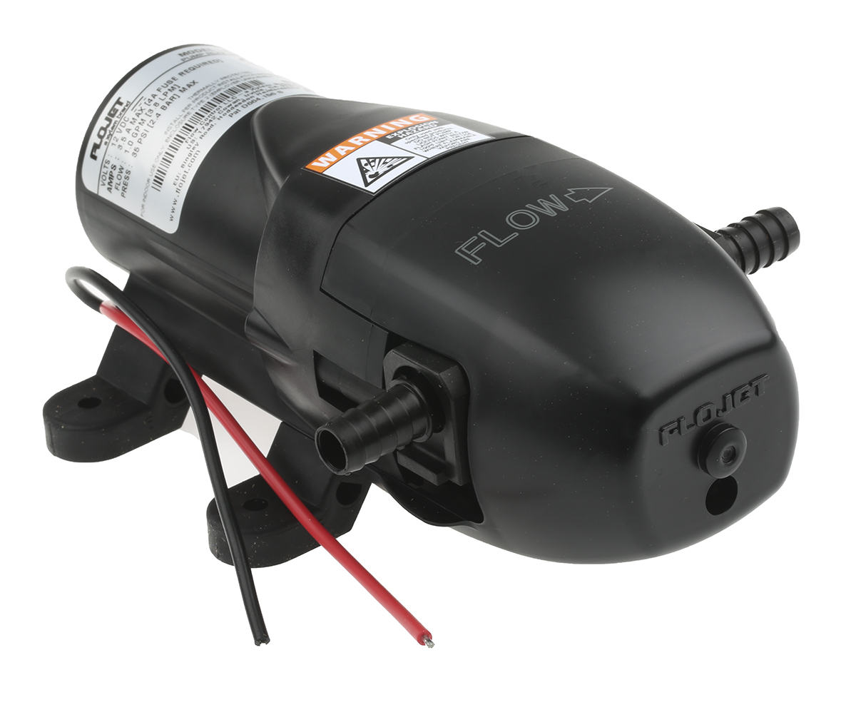 Xylem Flojet Diaphragm Electric Operated Positive Displacement Pump, 3.8L/min, 2.5 bar, 12 V dc