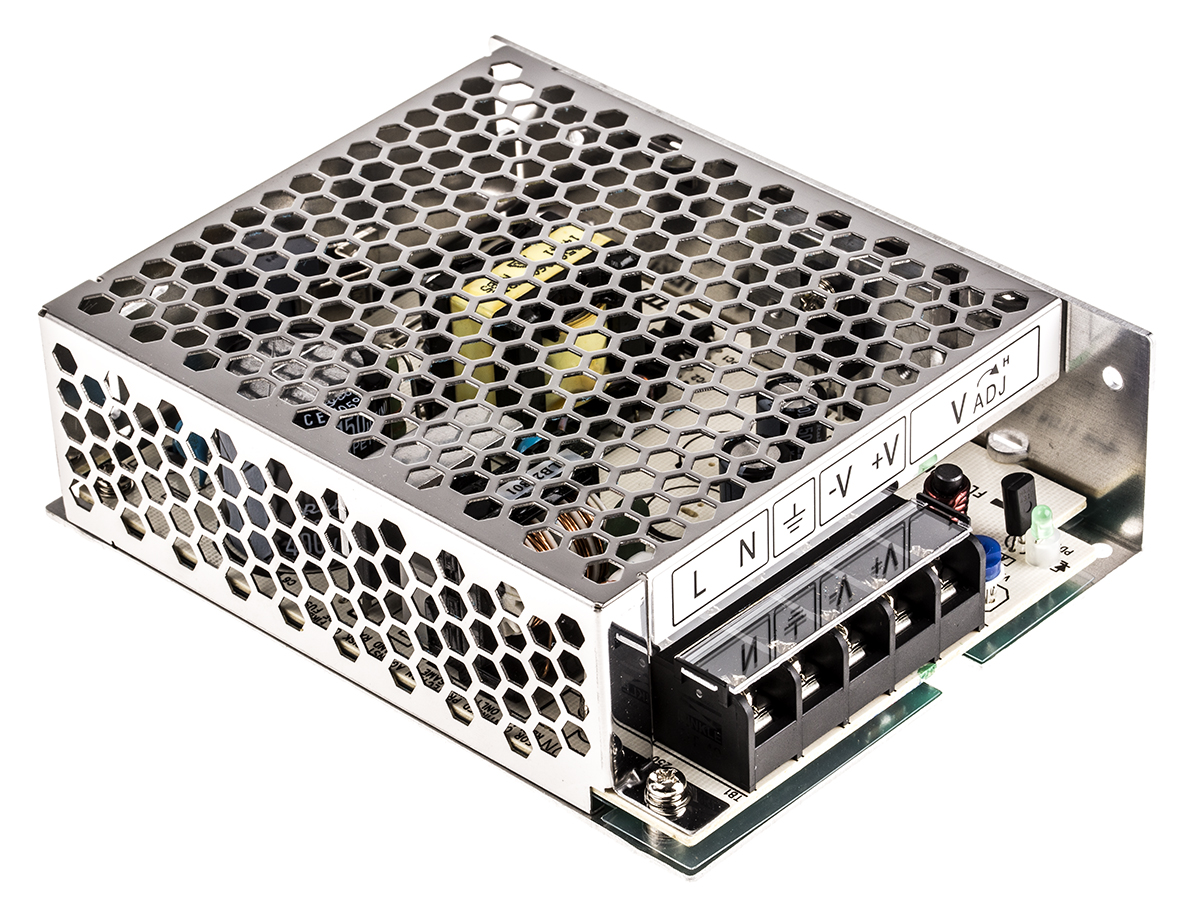 TDK-Lambda Switching Power Supply, LS75-36, 36V dc, 2.1A, 75W, 1 Output, 125 → 373 V dc, 88 → 264 V ac