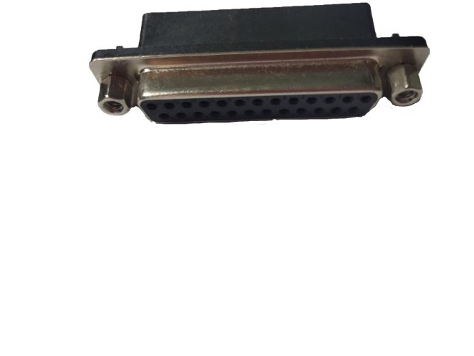 RS PRO 25 Way Right Angle Panel Mount D-sub Connector Socket, 2.77mm Pitch, with Screw
