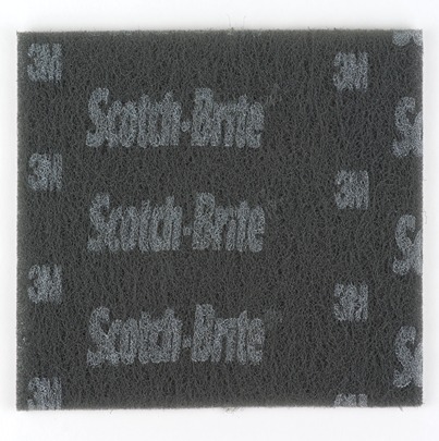 3M Black Abrasive Hand Pad 228mm x 114mm x , for Cleaning Use