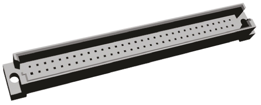 TE Connectivity, Eurocard Female Connector Housing, 2.54mm Pitch, 96 Way, 3 Row