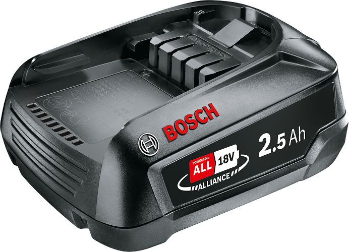 Bosch 18V Lithium-Ion Rechargeable Battery, 2.5Ah