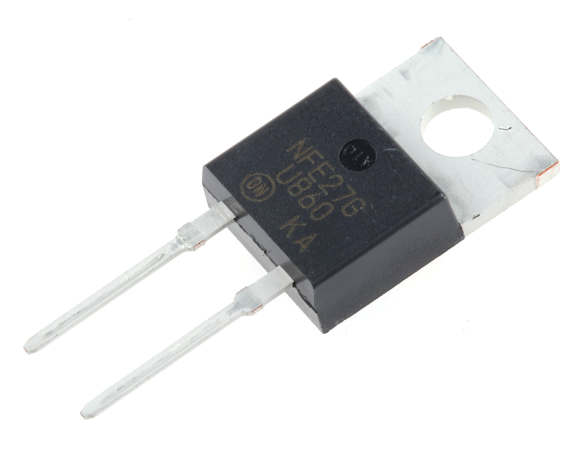 onsemi 600 V 8 A Diode Switching 2-Pin TO-220