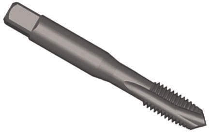 Dormer Threading Tap HSS-XS1 1-Piece 2.0mm Pitch Metric Standard Machine Tap M16 Thread