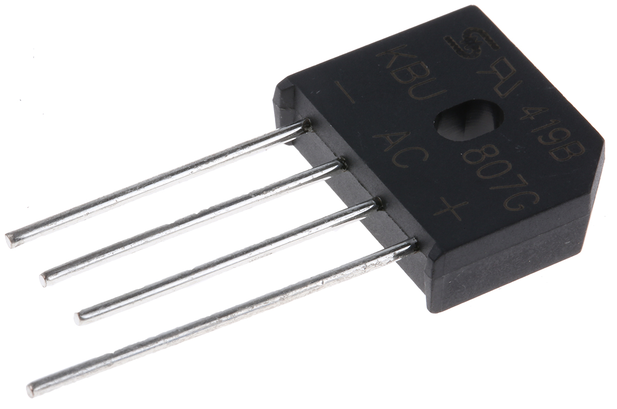 Taiwan Semiconductor Bridge Rectifier, 8A, 1000V, 4-Pin