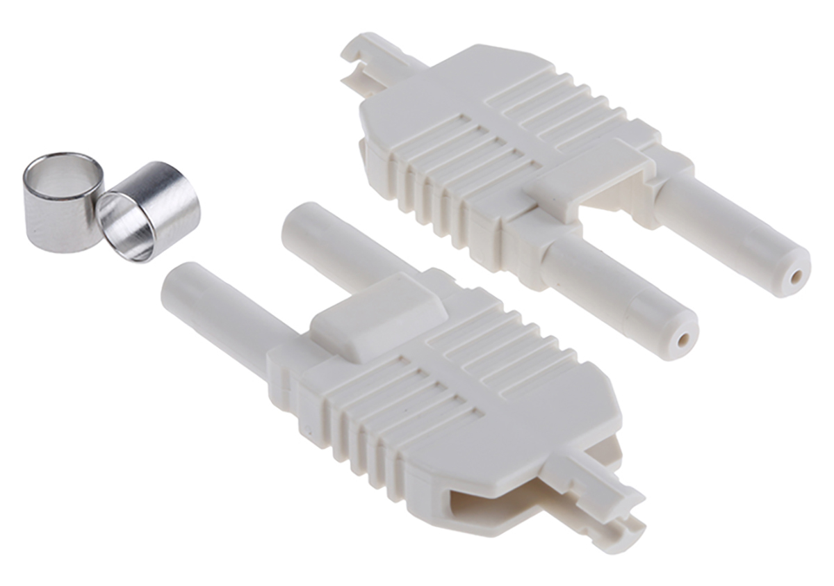 Broadcom, HFBR, POF Duplex Fibre Optic Connector 1mm Fibre Size