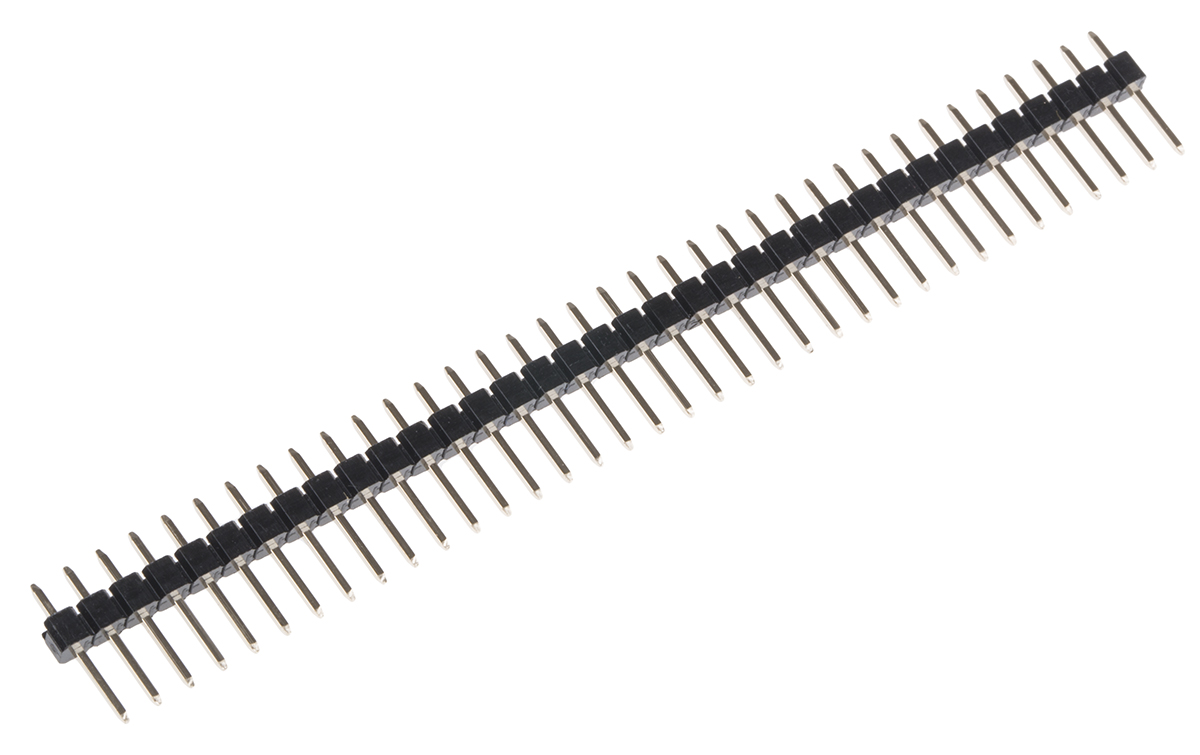 HARWIN M20 Series Straight Through Hole Pin Header, 36 Contact(s), 2.54 mm Pitch, 1 Row, Unshrouded