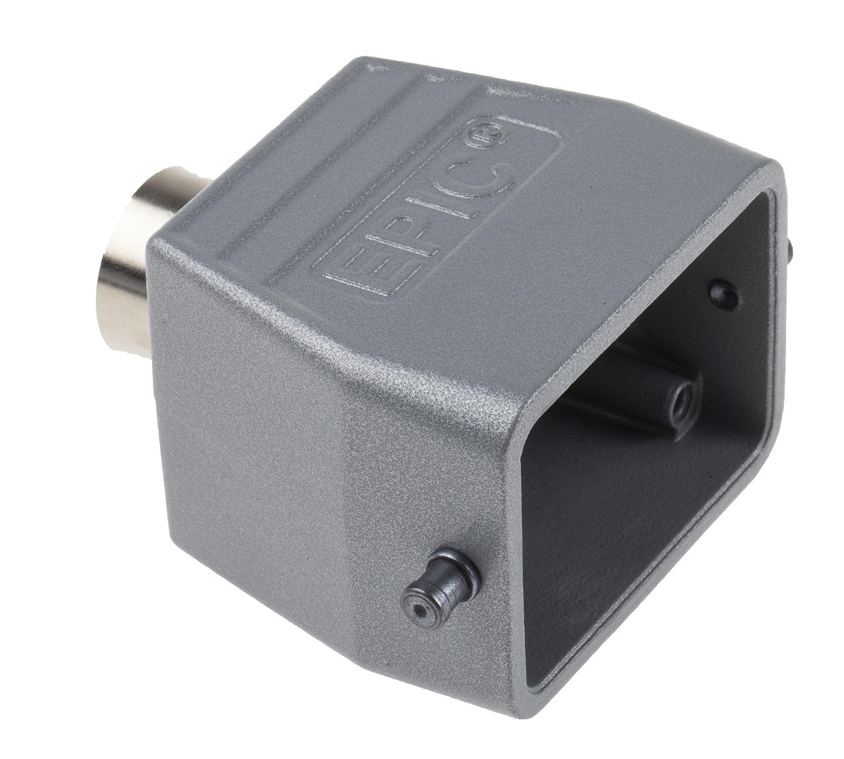 EPIC H-BE Heavy Duty Power Connector Hood, 6 Contacts, M20 Thread, Top Entry