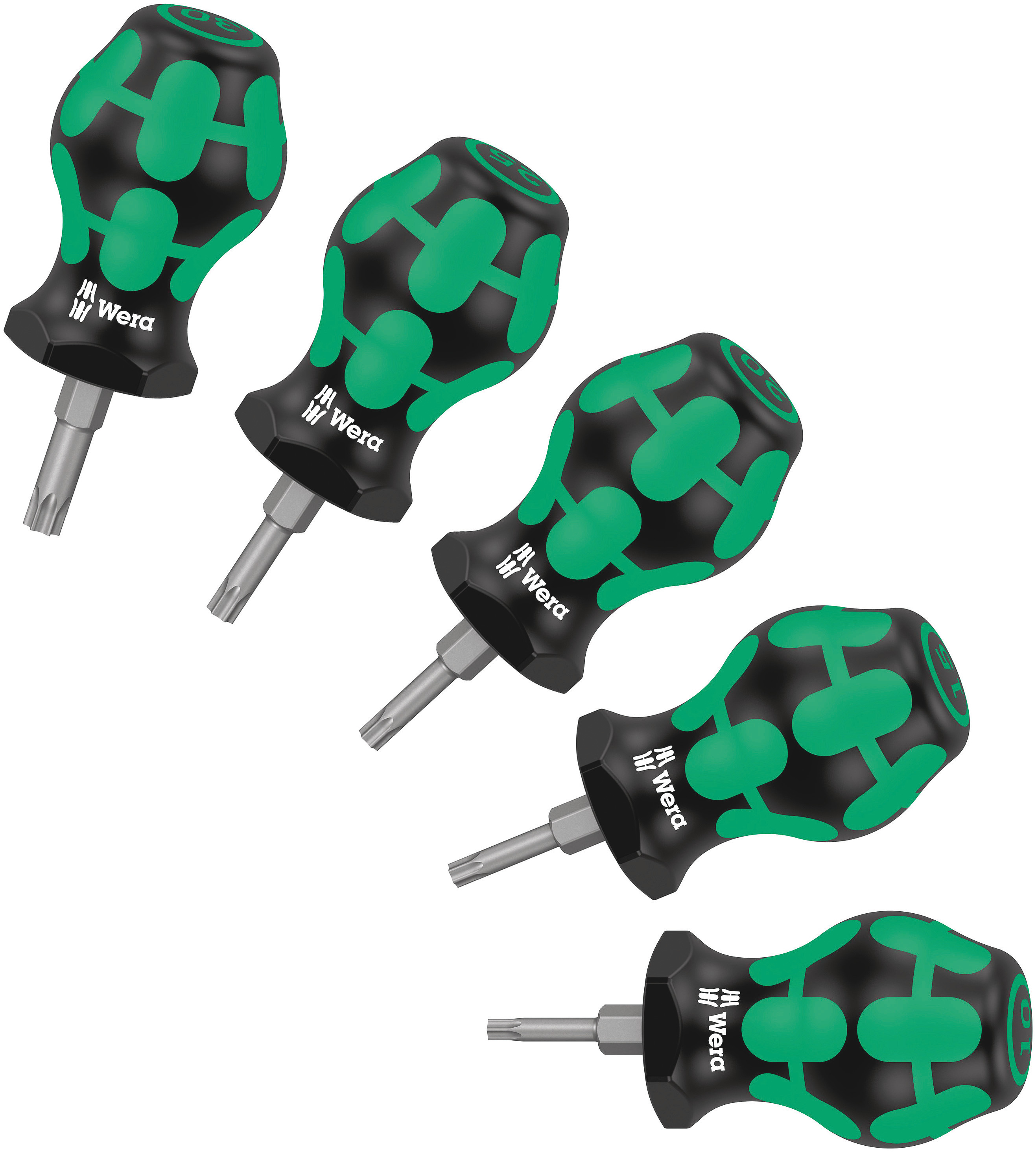 Wera 367 TORX® Stubby Screwdriver Set, 5-Piece