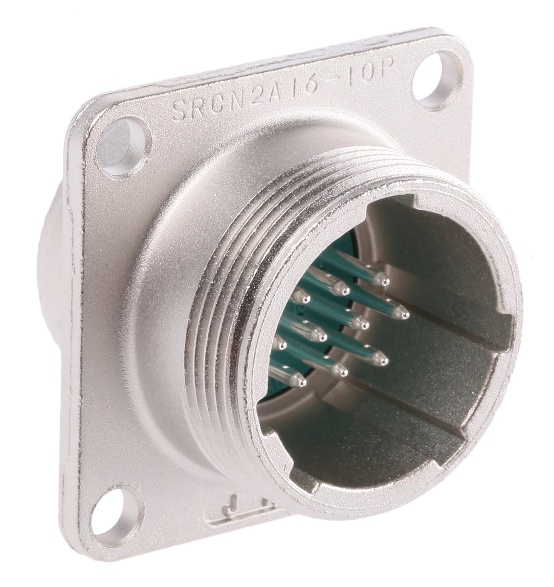 JAE Circular Connector, 10 Contacts, Panel, Miniature Connector, Plug, Male, SRCN Series