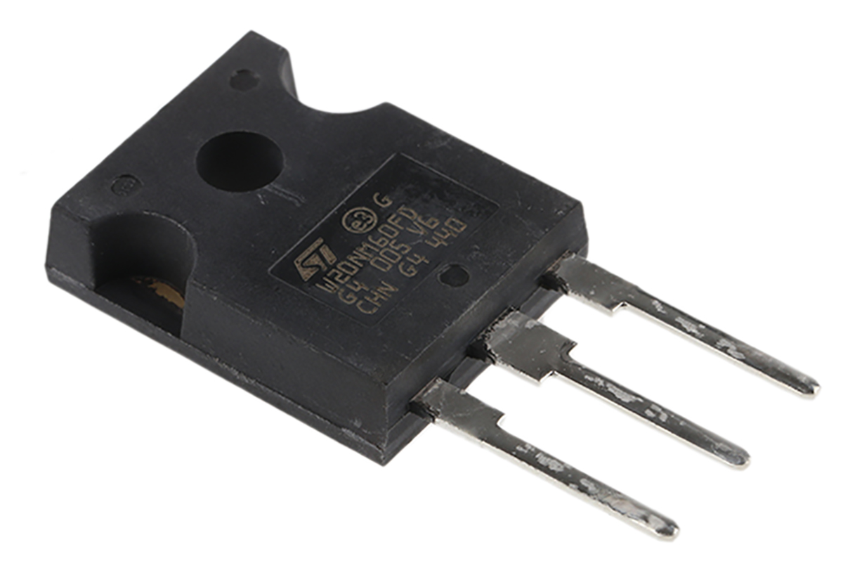STMicroelectronics FDmesh Type N-Channel MOSFET, 20 A, 600 V Enhancement, 3-Pin TO-247 STW20NM60FD