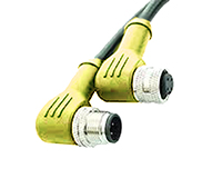 Brad from Molex Female 3 way Threaded to Male 3 way M8 Sensor Actuator Cable, 1 m