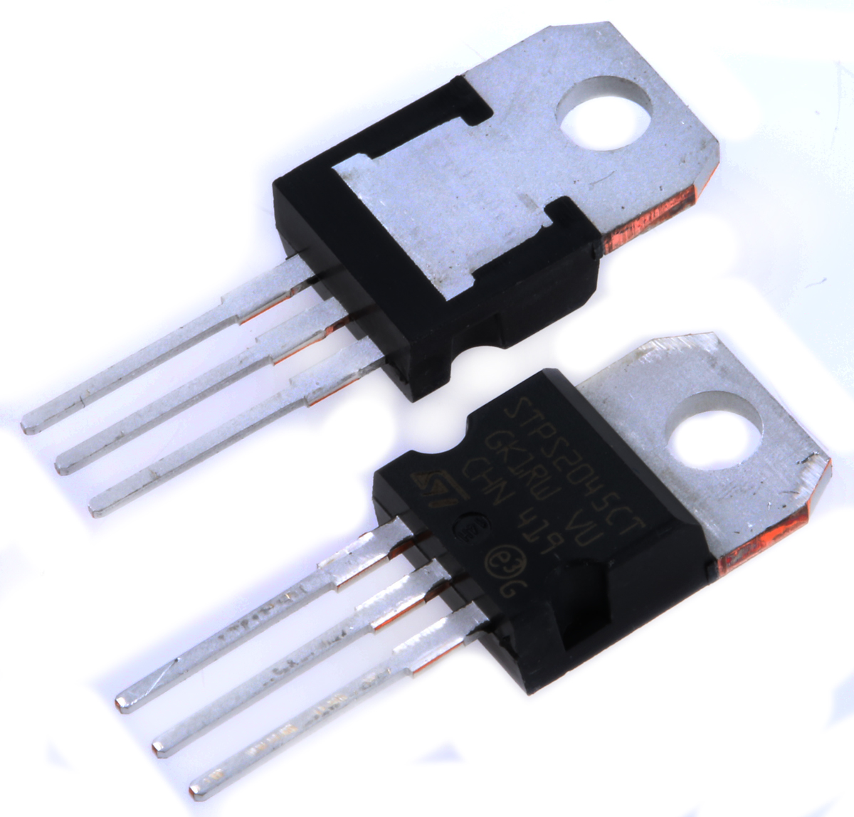 STMicroelectronics 45 V 10 A Diode Schottky 3-Pin TO-220