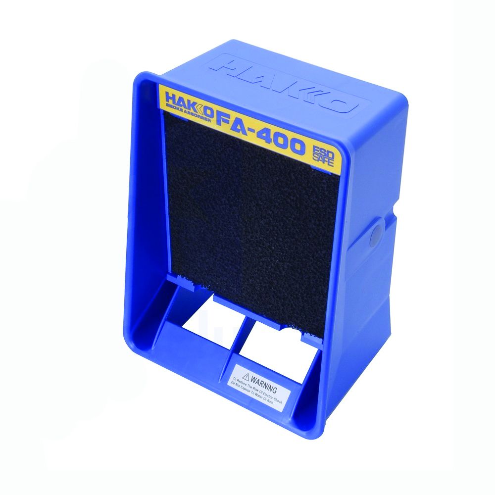 Hakko FA-400, 240V Solder Fume Extractor, Carbon Filter, 19W, UK