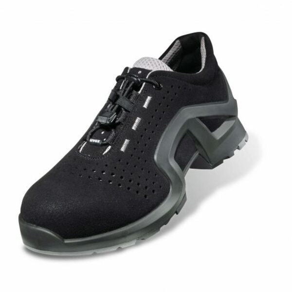 uvex 1 Unisex Black, Grey Composite Toe Capped Safety Trainers, UK 7, EU 41