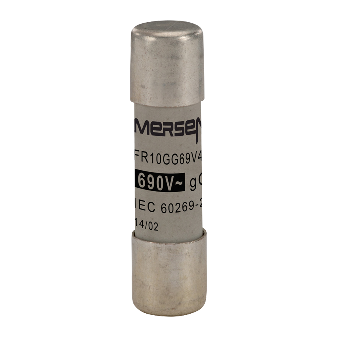 Mersen 4A Slow-Blow Ceramic Cartridge Fuse, 10 x 38mm