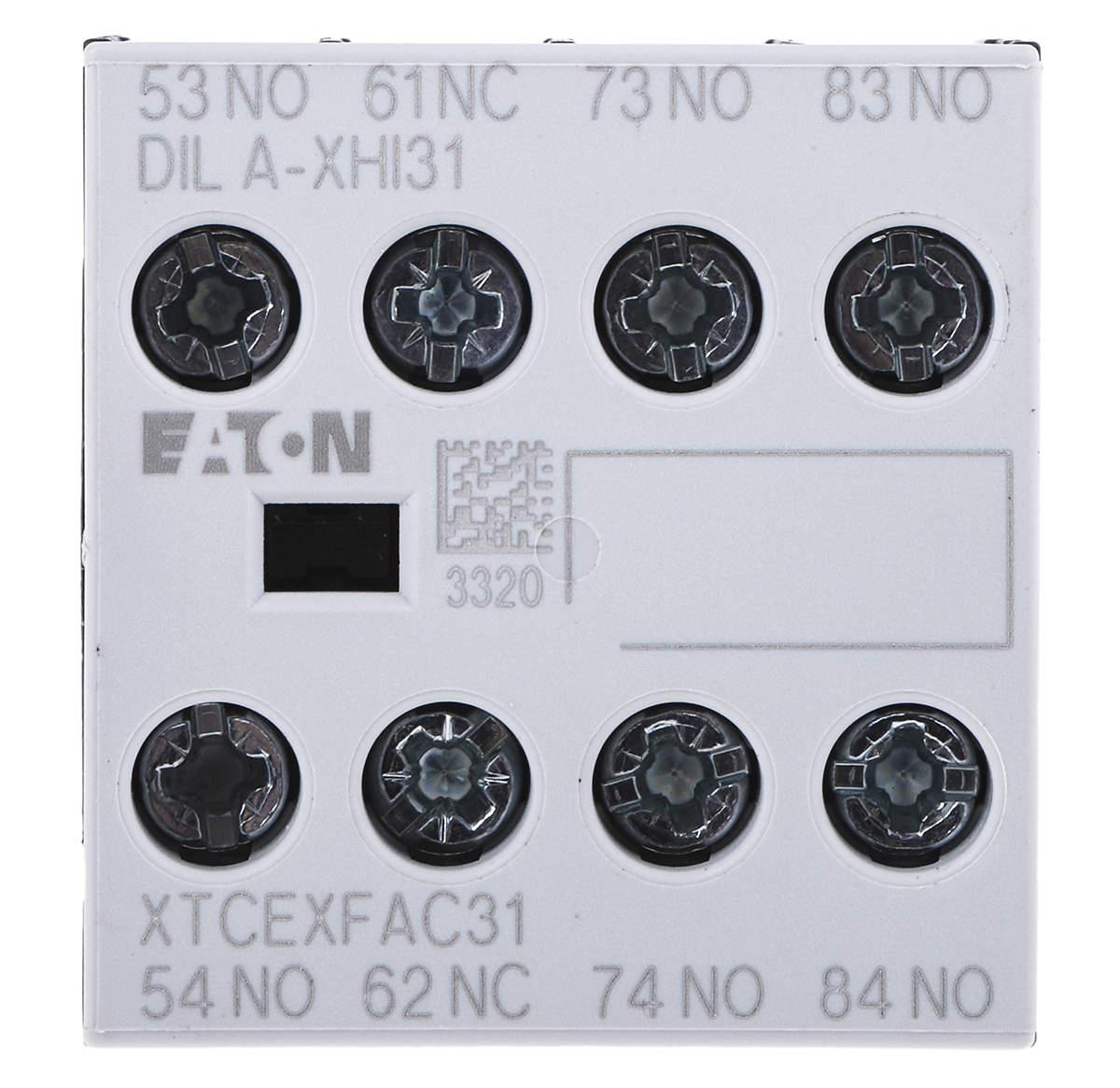 Eaton Auxiliary Contact, 4 Contact, 1NC + 3NO, Front Mount