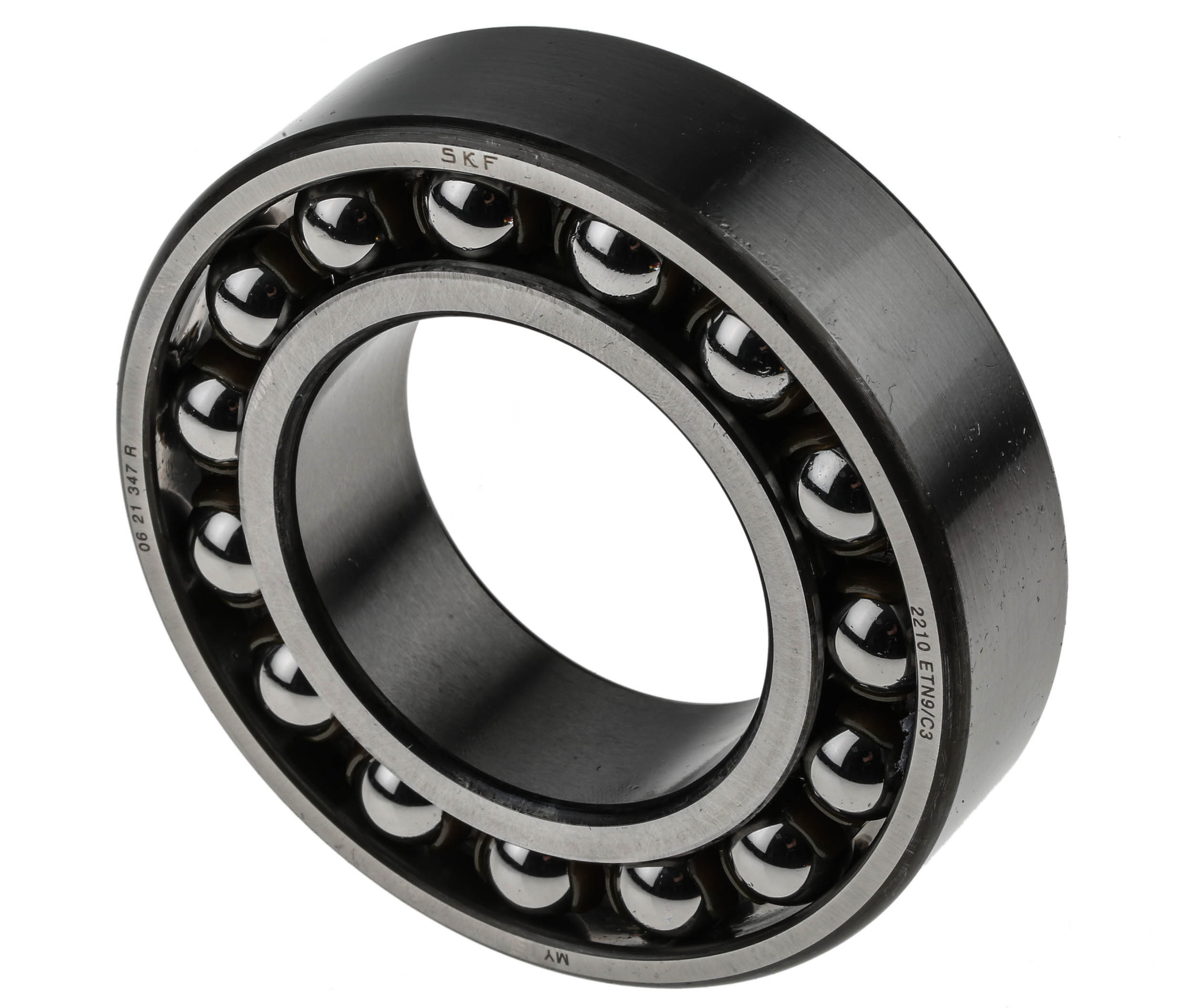 SKF 2210 ETN9/C3 50 mm ID 2 Row Ball Bearing -, 90 mm OD