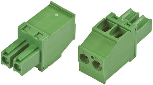 TE Connectivity, 3.81mm Pitch, 2 Way, Pluggable Terminal Block, Plug, Cable Mount, Screw Down Termination, 1986375-2