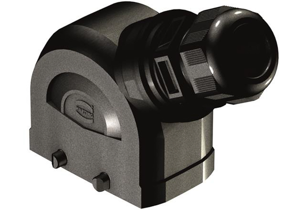 HARTING Han-Eco B Heavy Duty Power Connector Hood, M32 Thread, Side Entry Han-Eco Range