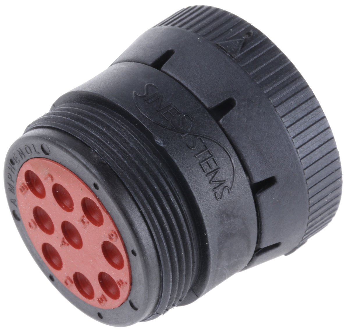 Amphenol Industrial Circular Connector, 9 Contacts, Cable, Standard Connector, Plug, Male, IP67, AHD Series