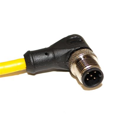 Mueller Electric Male 5 way Right Angle to Sensor Actuator Cable, 10 m