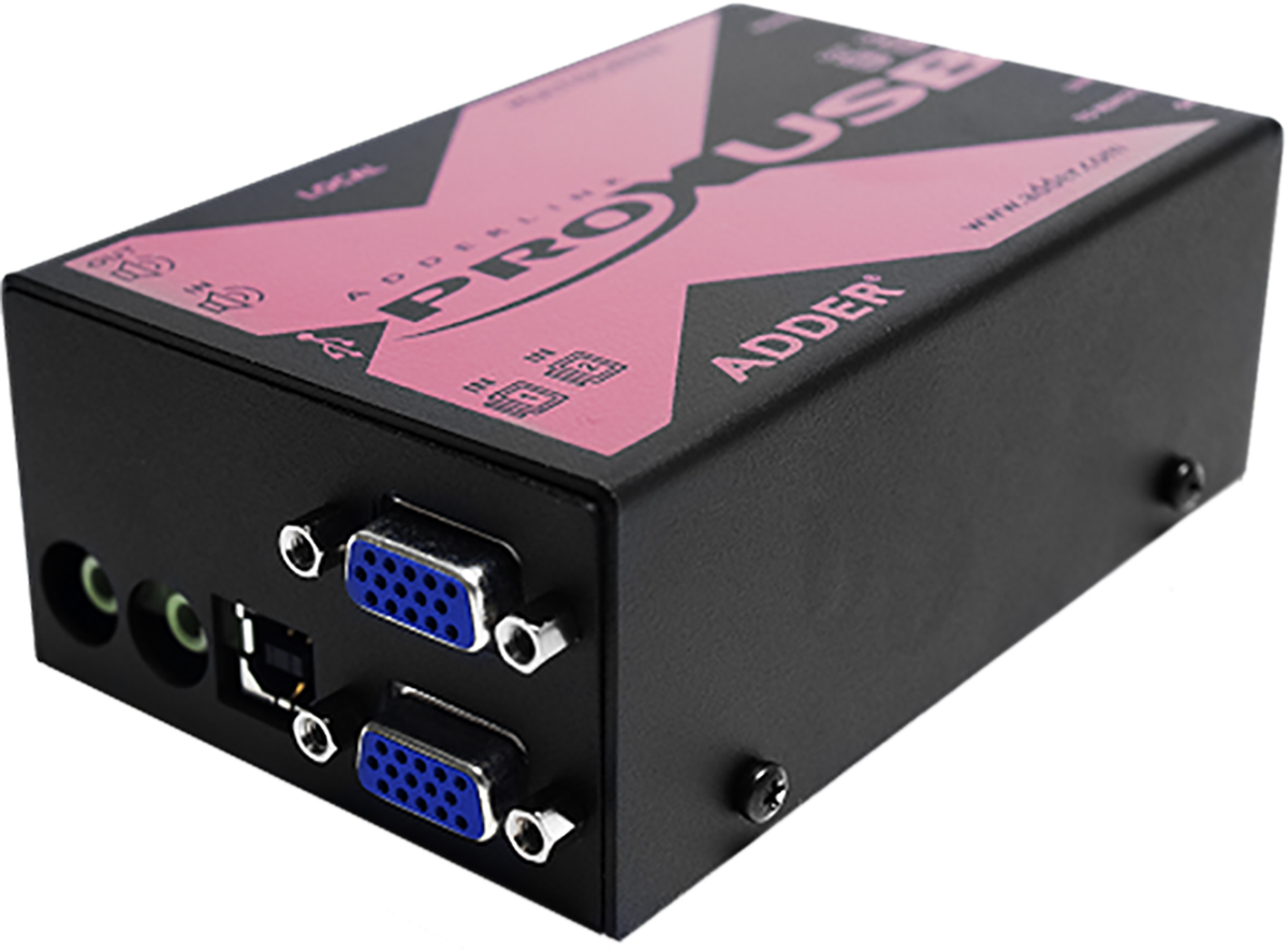 Adder Dual Monitor USB VGA over CATx KVM Extender, 300m