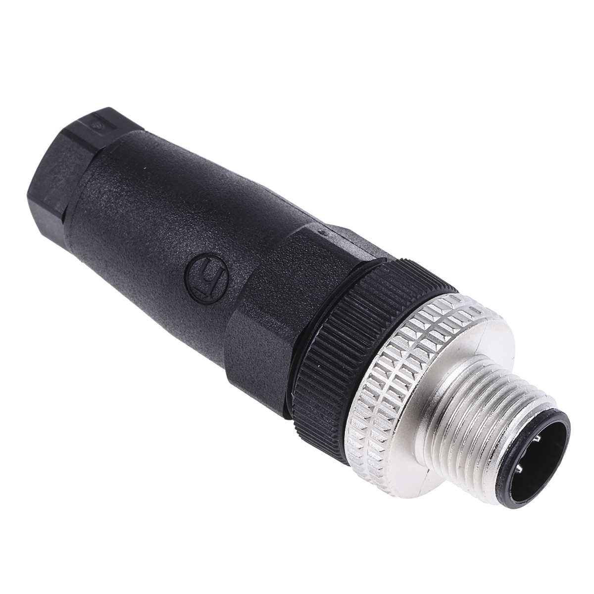 Telemecanique Sensors Circular Connector, 4 Contacts, Cable, M12 Connector, Plug, Male, IP67, XZCC Series